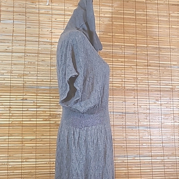 Soft Patterned Knit Sweater Dress - Picture 2 of 13